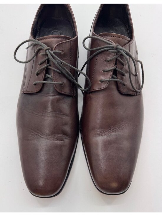 Cole Haan Mens Brown Leather Oxfords Size 12M With Lace-Up Design main image 5